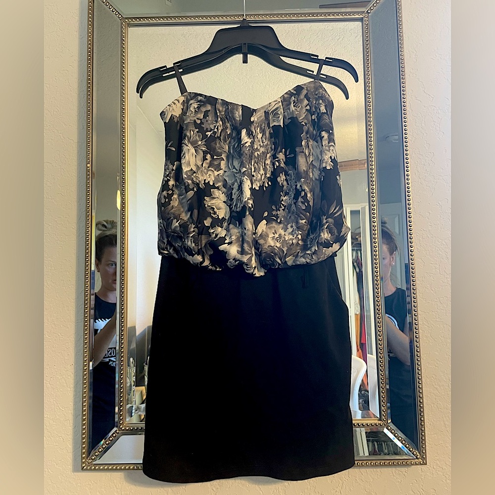 Black and White Cocktail Dress